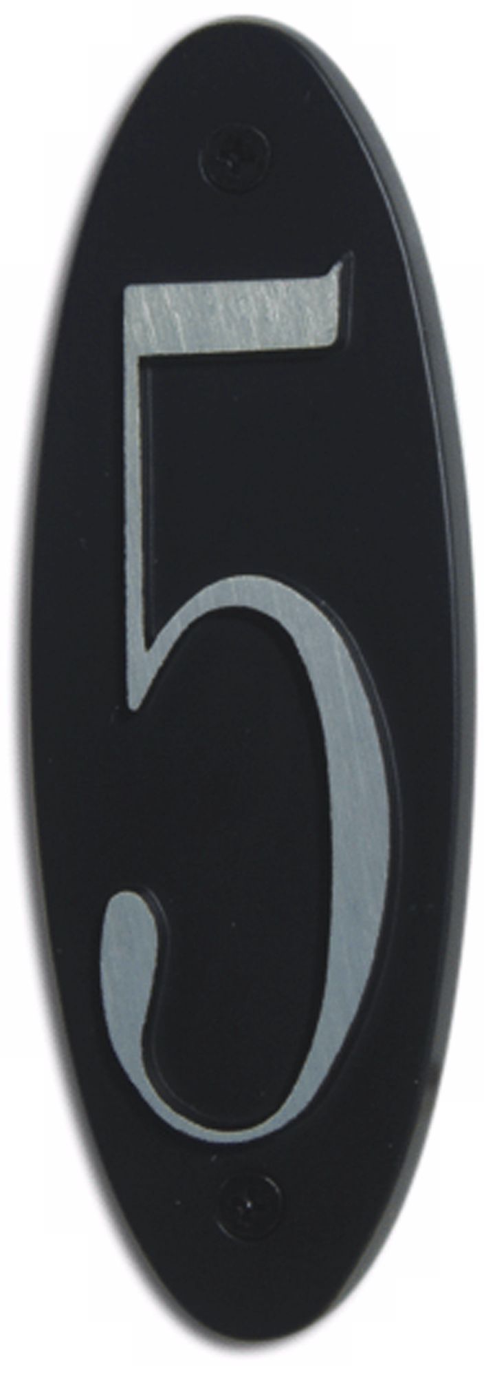Metropolitan Black Finish House Number 5