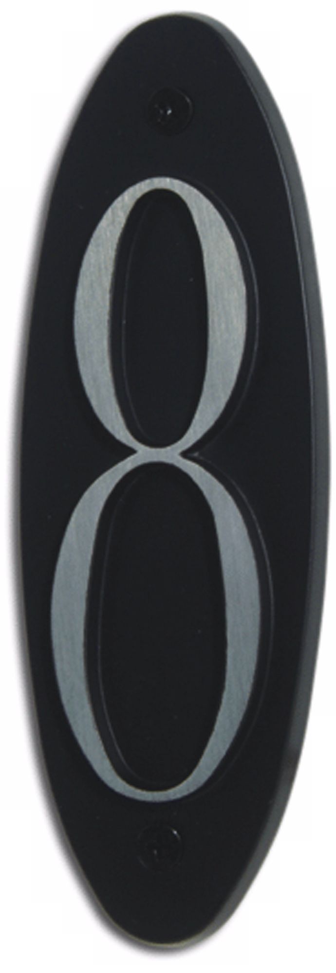 Metropolitan Black Finish House Number 8