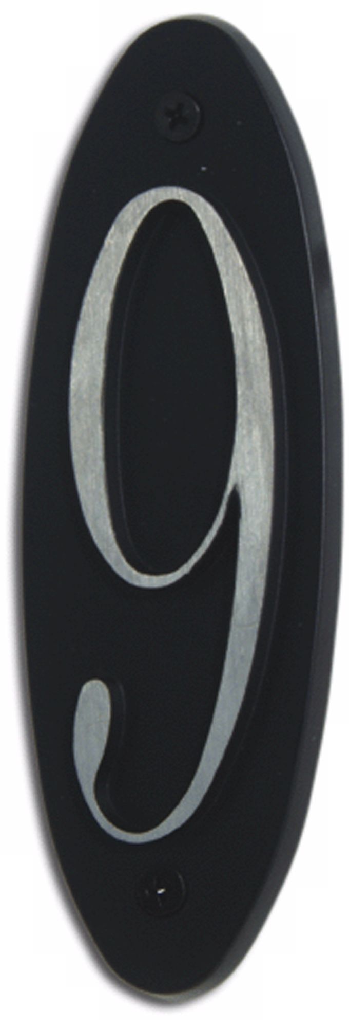 Metropolitan Black Finish House Number 9