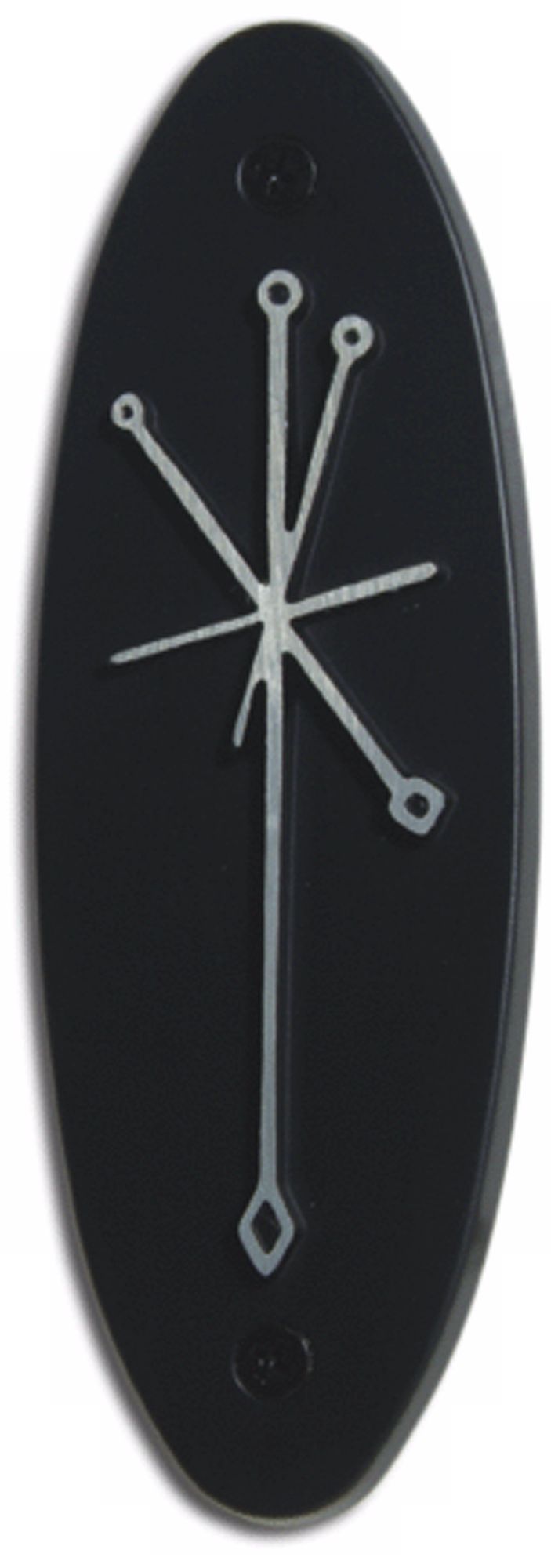 Metropolitan Black Finish House Number Star