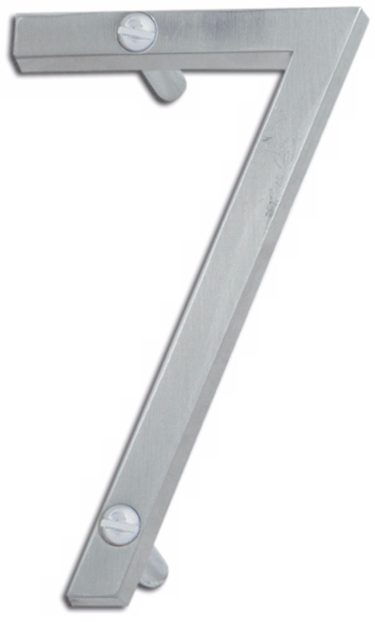 Avalon Brushed Nickel Finish House Number 7