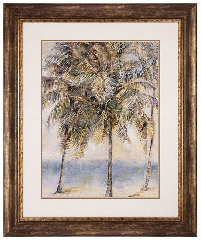 Palm Hammock II 35" High Framed Wall Art