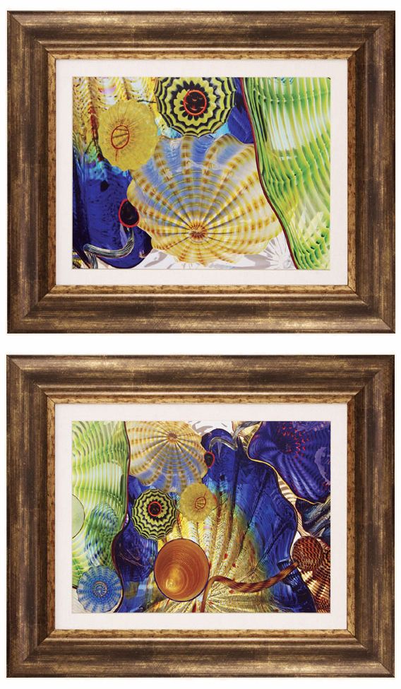 Set of Two Summertime I and II 23" Wide Framed Wall Art