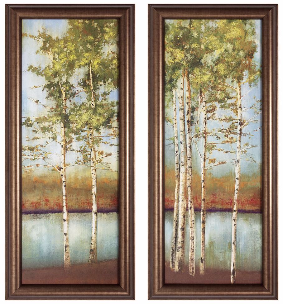 Set of Two Swaying Along I and II Framed Wall Art