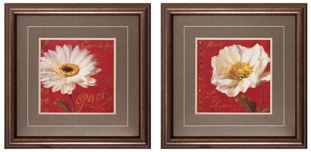 Blossom I and II 24" Square Wall Art