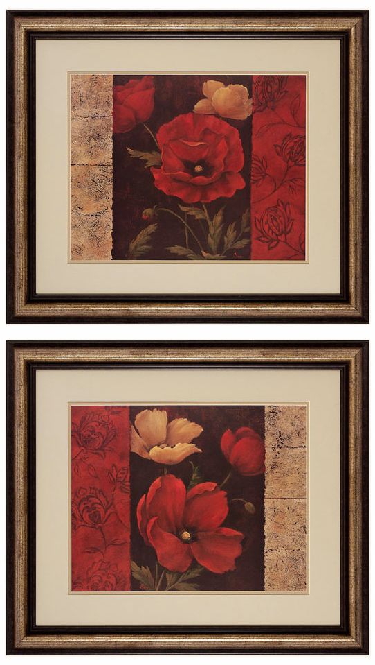 Garden I and II 29" High Framed Wall Art
