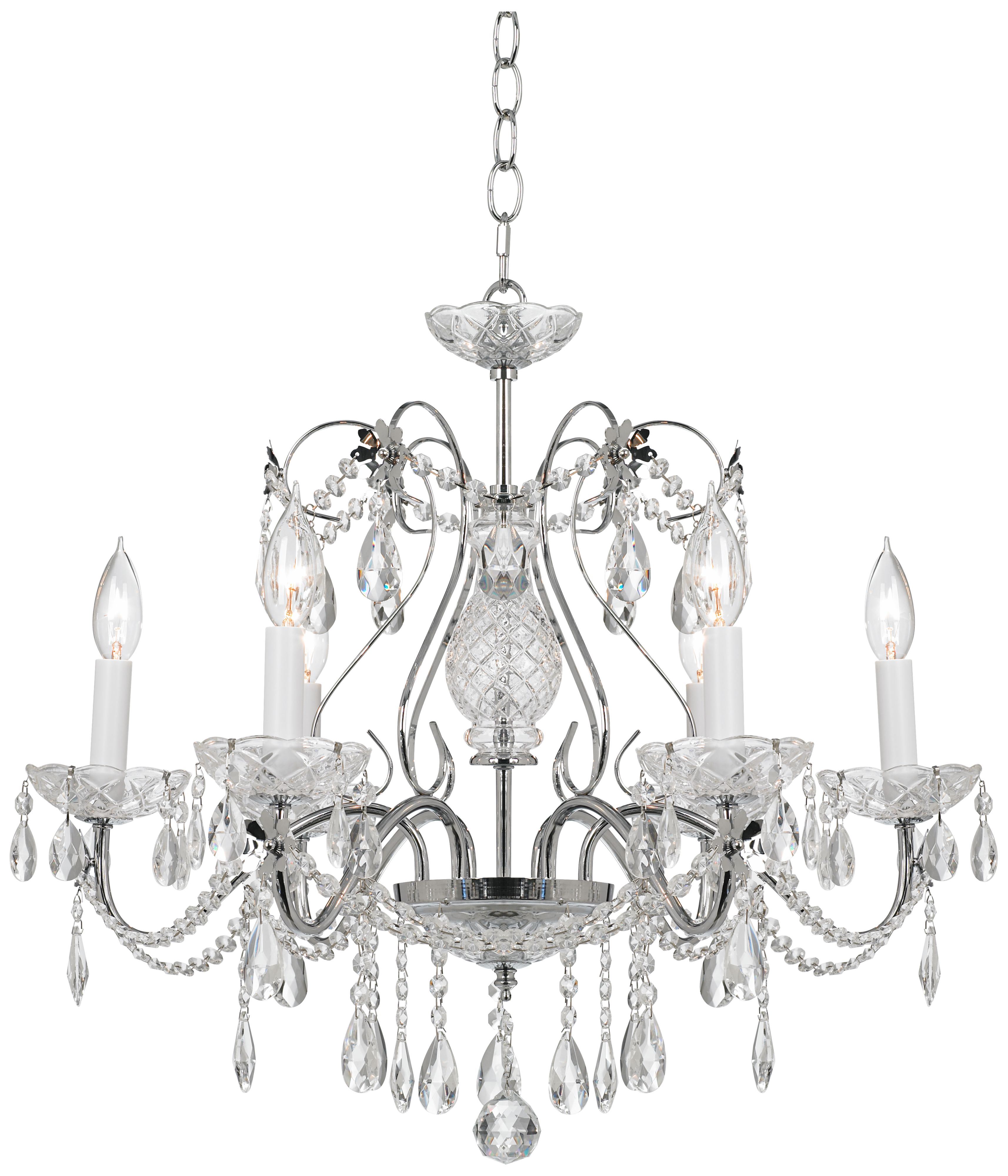 Impact 24" Wide Silver Regal Chandelier