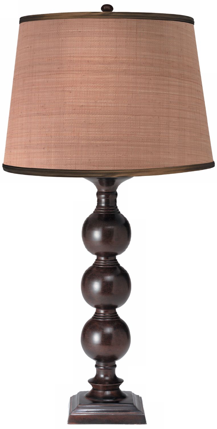 Jamie Young Luna Chocolate Open Cone Shade Table Lamp