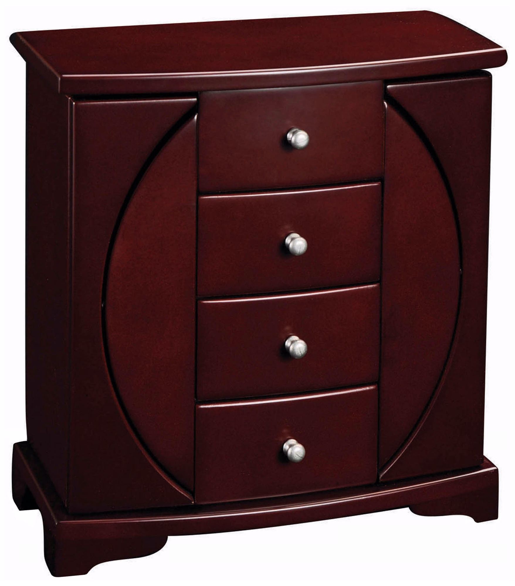 Simone Mahogany Jewelry Chest