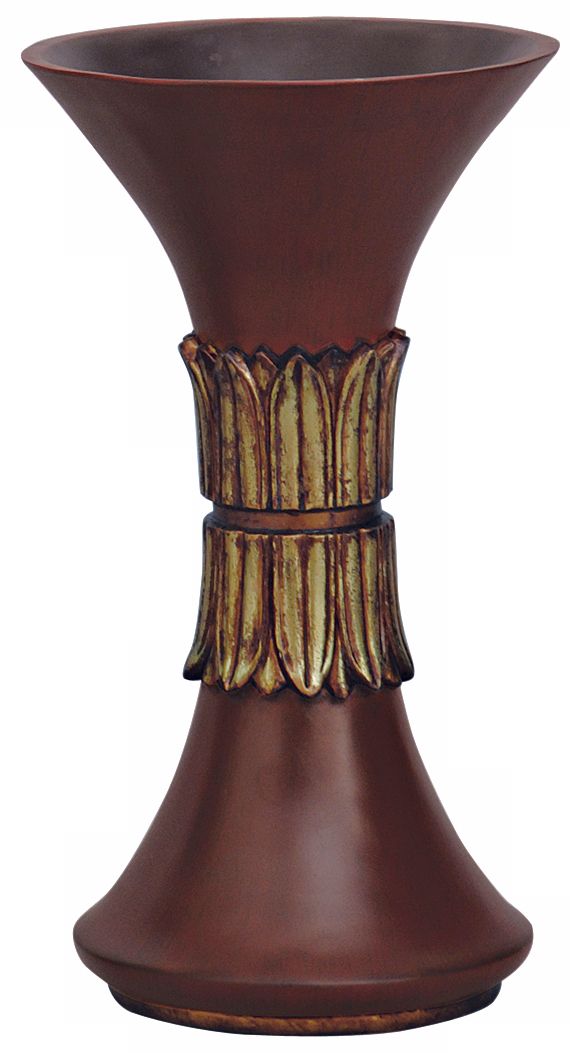 Francisco Dark Red 12" High Vase