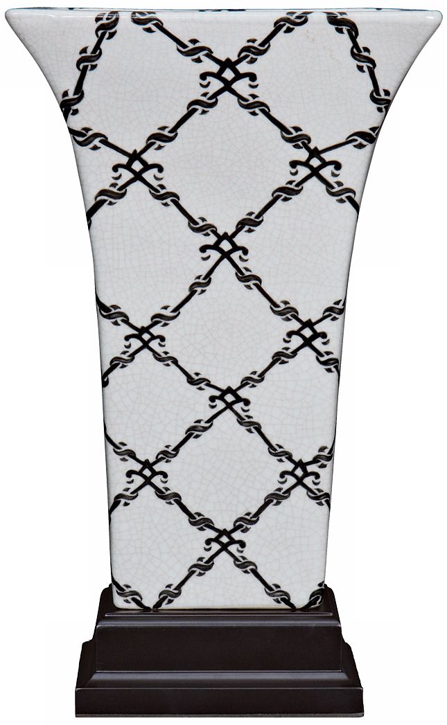 Istanbul Trellis 19" High Vase with Stand