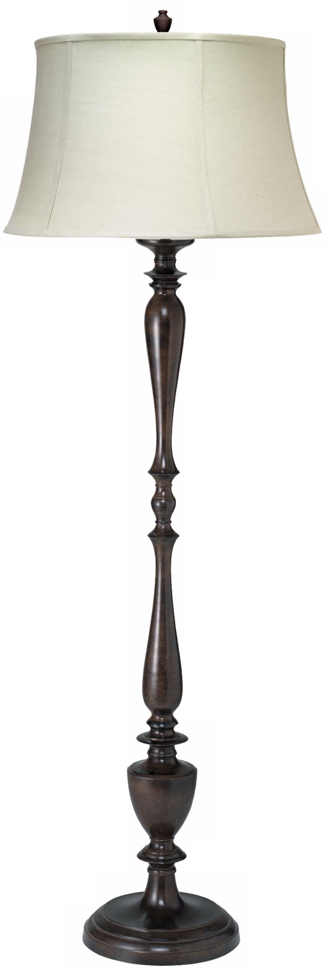 Jamie Young Cheviot Chocolate Floor Lamp