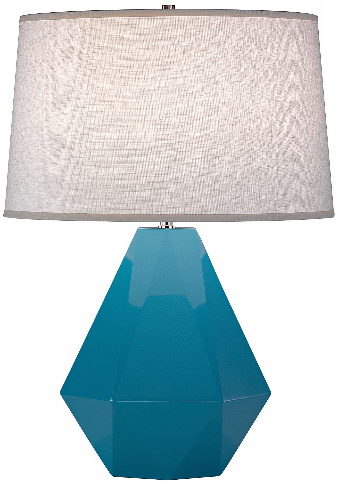 Robert Abbey Delta Peacock 22 1/2" High Table Lamp