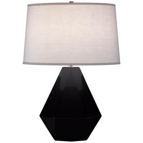 Robert Abbey Delta Black 22 1/2" High Table Lamp