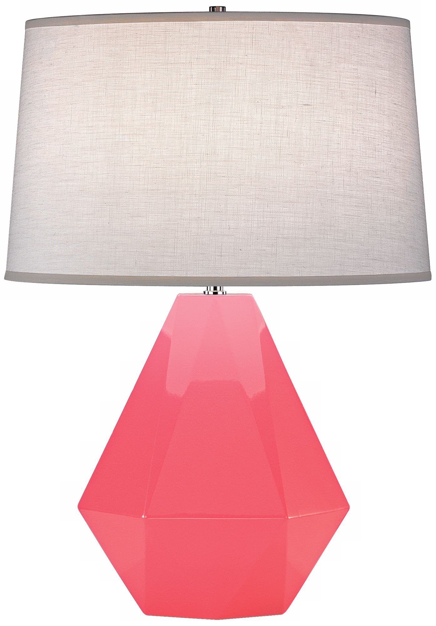 Robert Abbey Delta Schiaparelli Pink 22 1/2" High Table Lamp