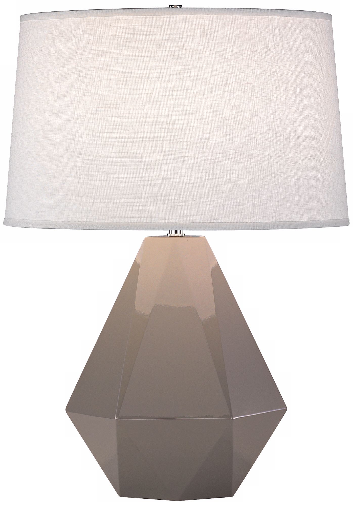 Robert Abbey Delta Smokey Taupe 22 1/2" High Table Lamp