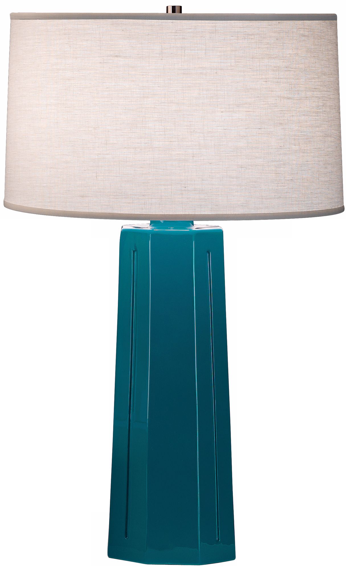 Robert Abbey Isis Peacock 26" High Table Lamp