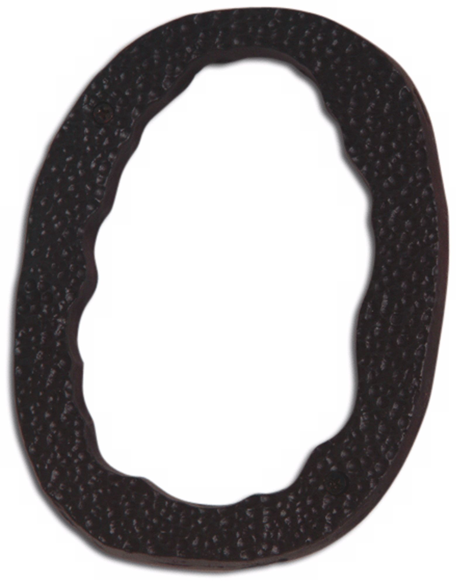 Hammered Aged Bronze Finish House Number 0