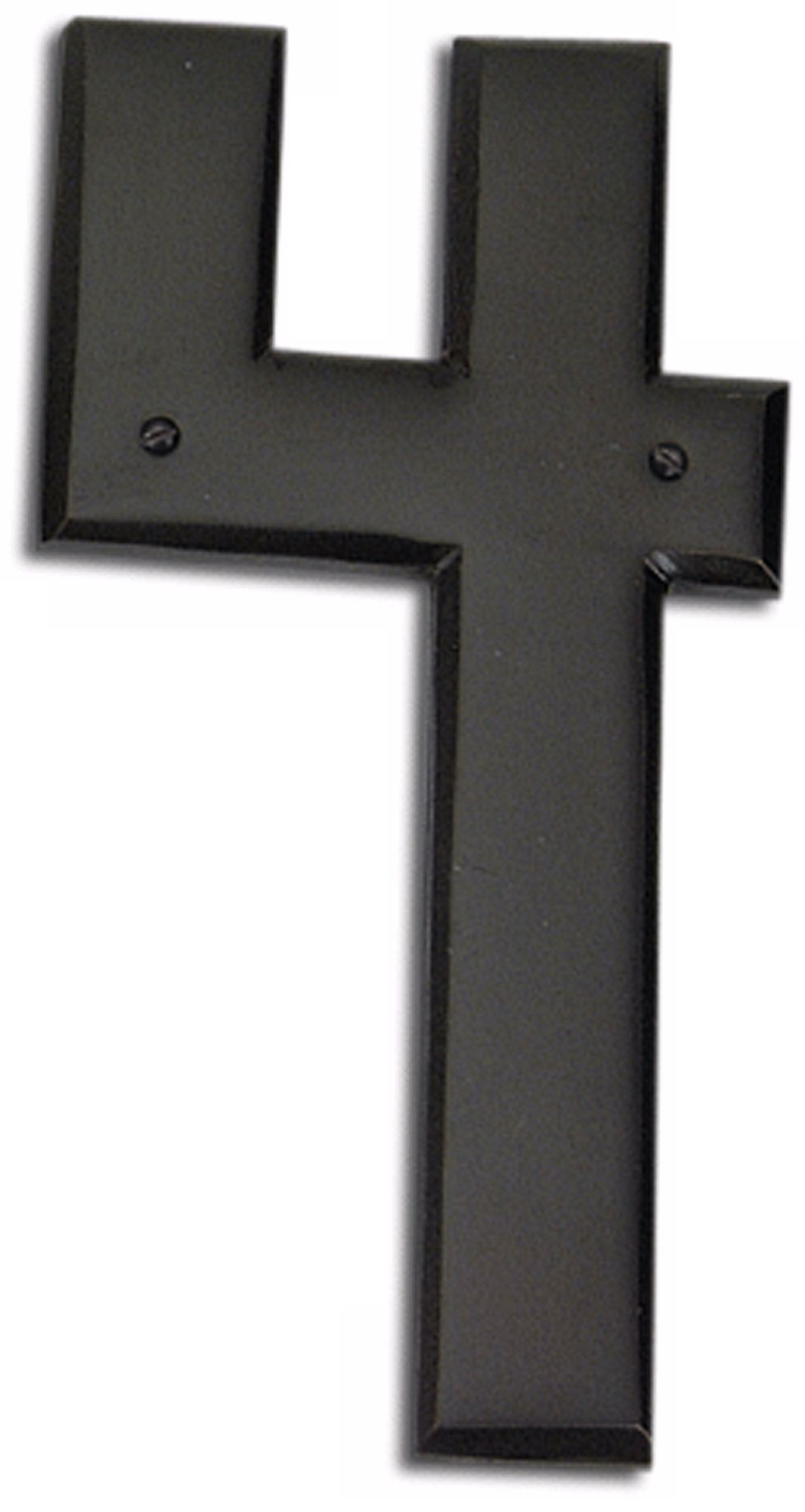 Mission Aged Bronze Finish House Number 4