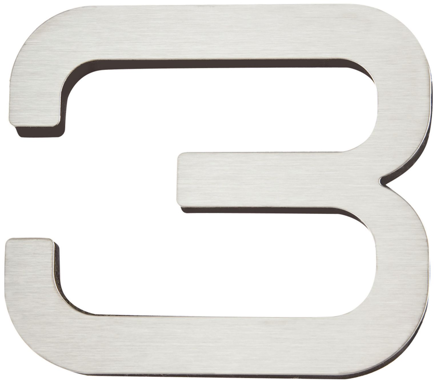 Paragon Collection Stainless Steel House Number 3