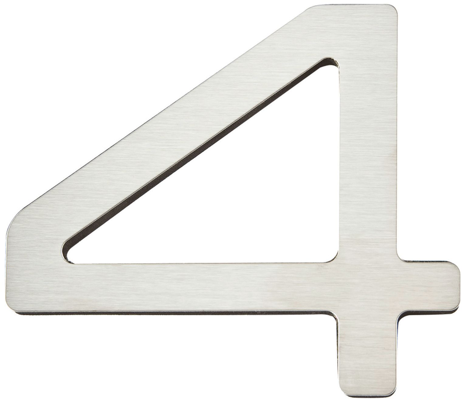 Paragon Collection Stainless Steel House Number 4