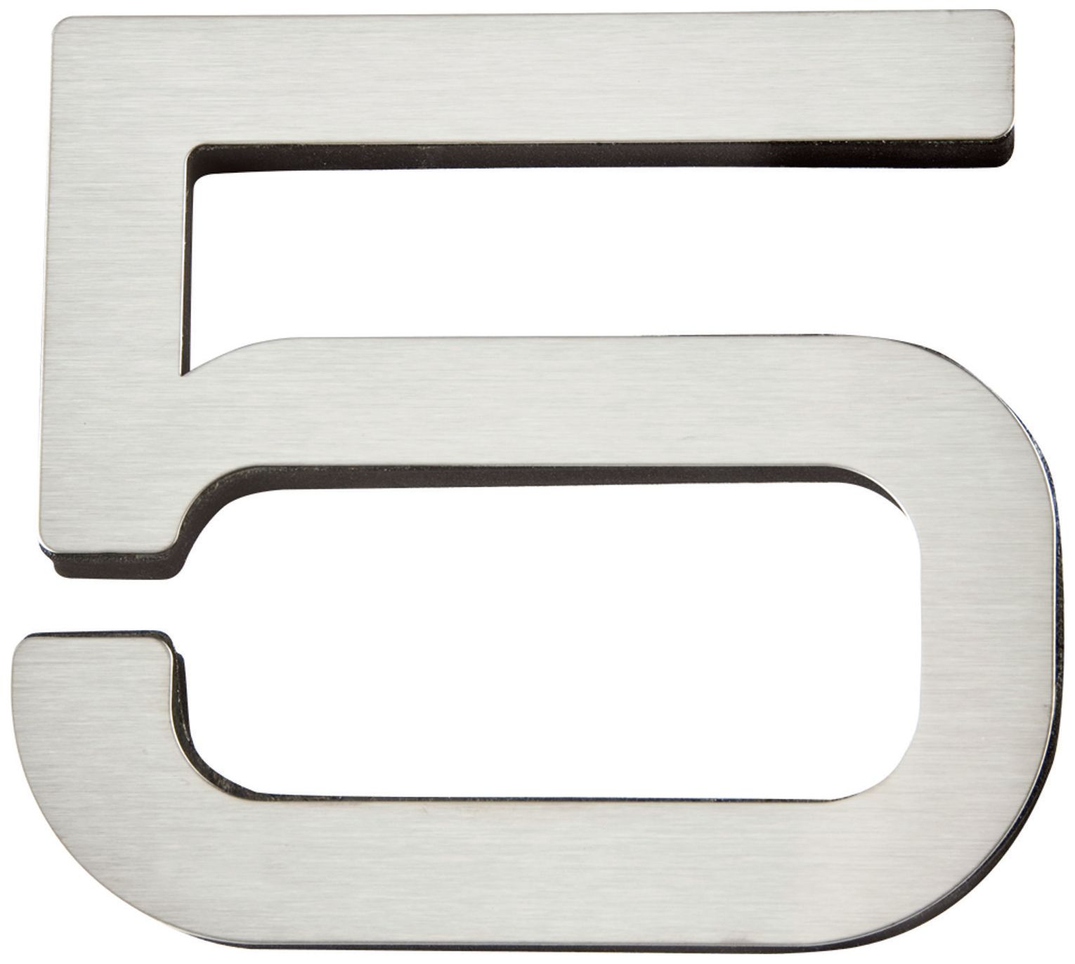 Paragon Collection Stainless Steel House Number 5
