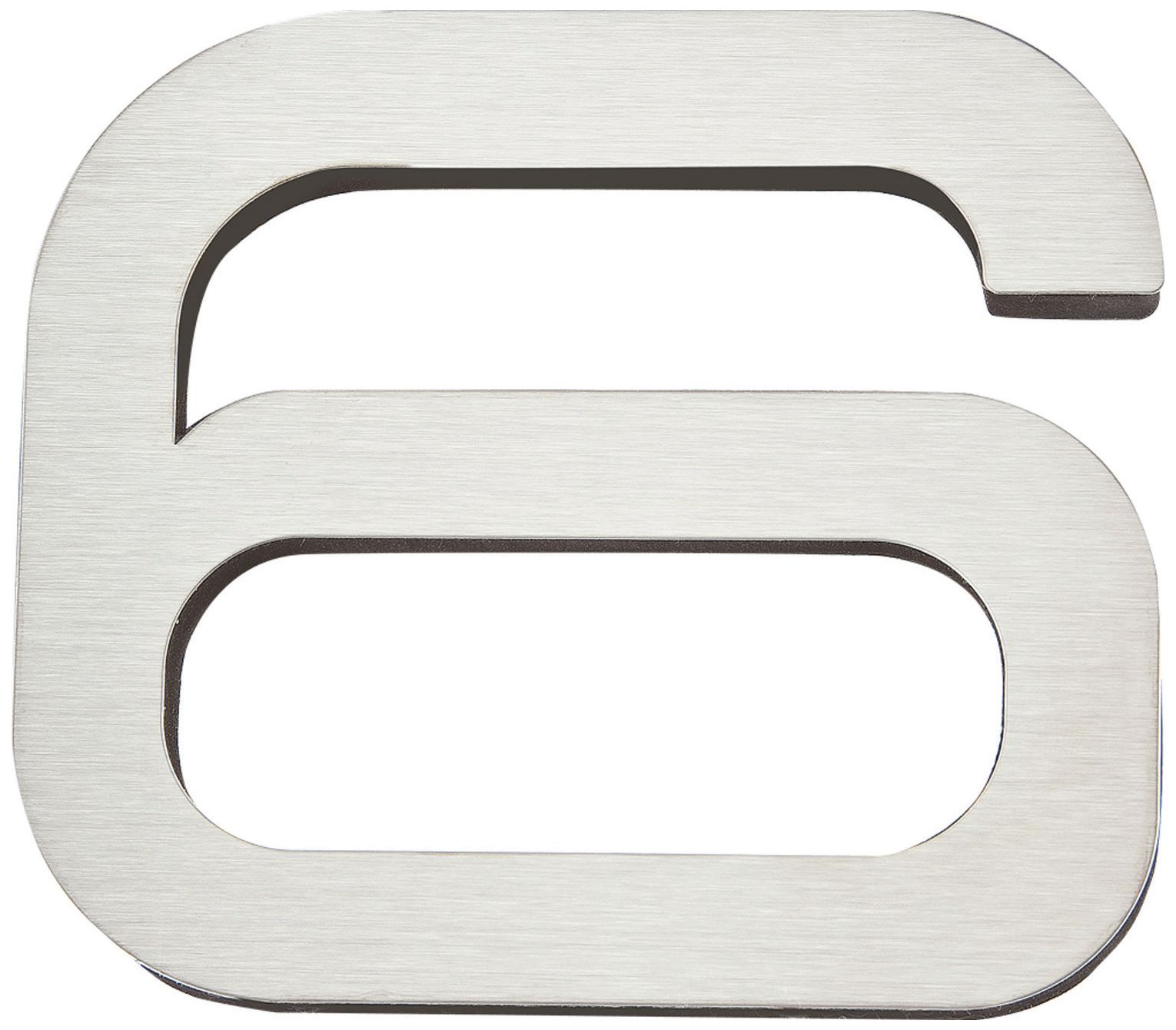 Paragon Collection Stainless Steel House Number 6