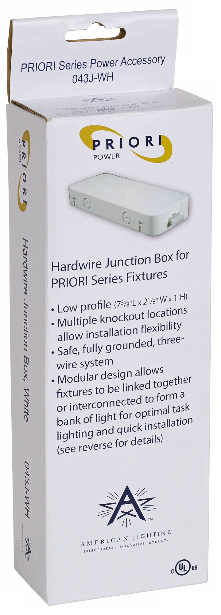 Junction Box for Priori Plus Under Cabinet Lighting