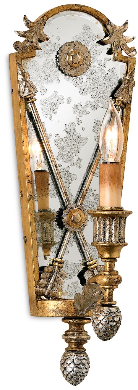 Currey and Company Napoli 17" High Plug-In Wall Sconce