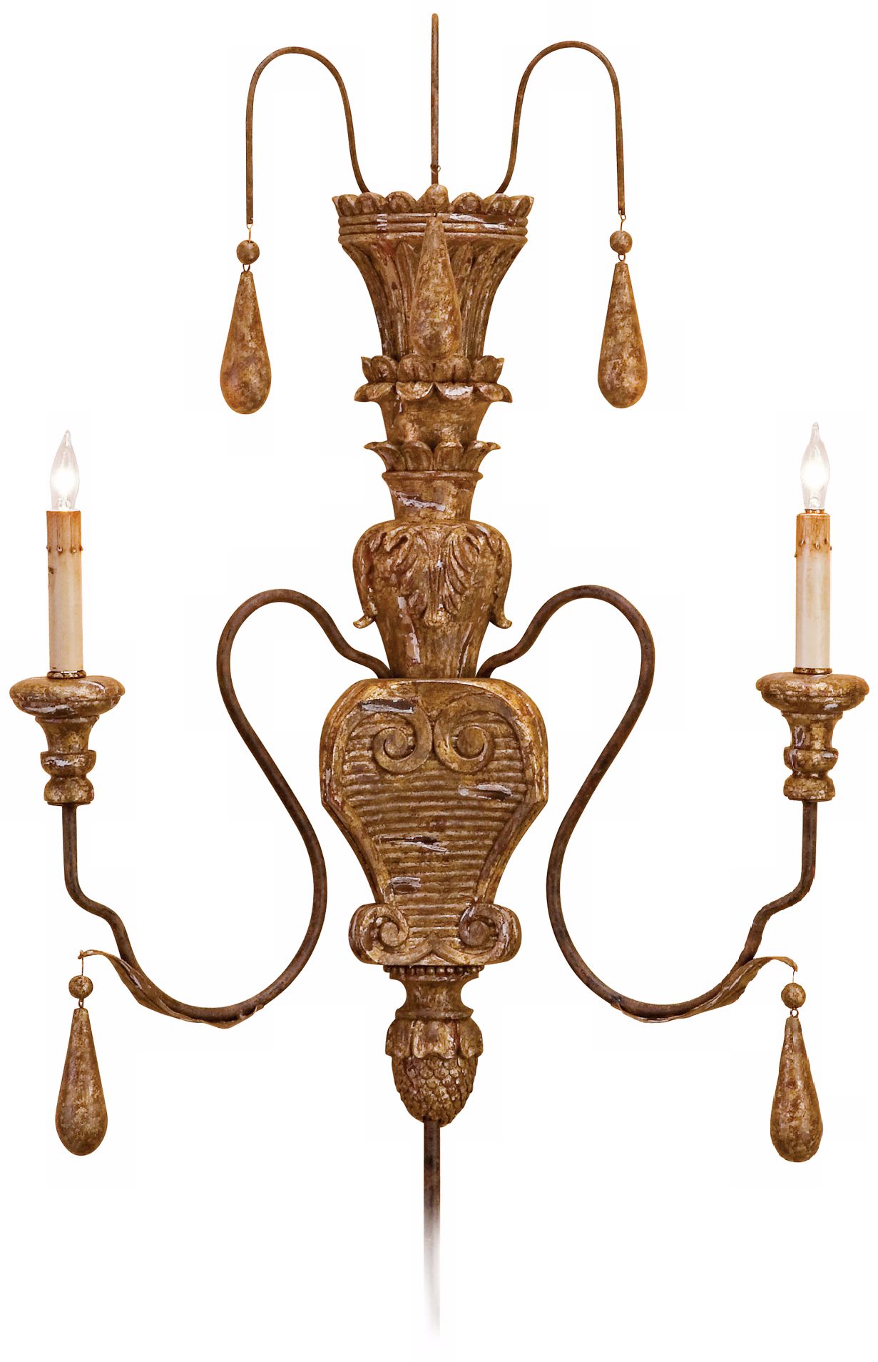 Currey and Company Mansion Plug-in Wall Sconce