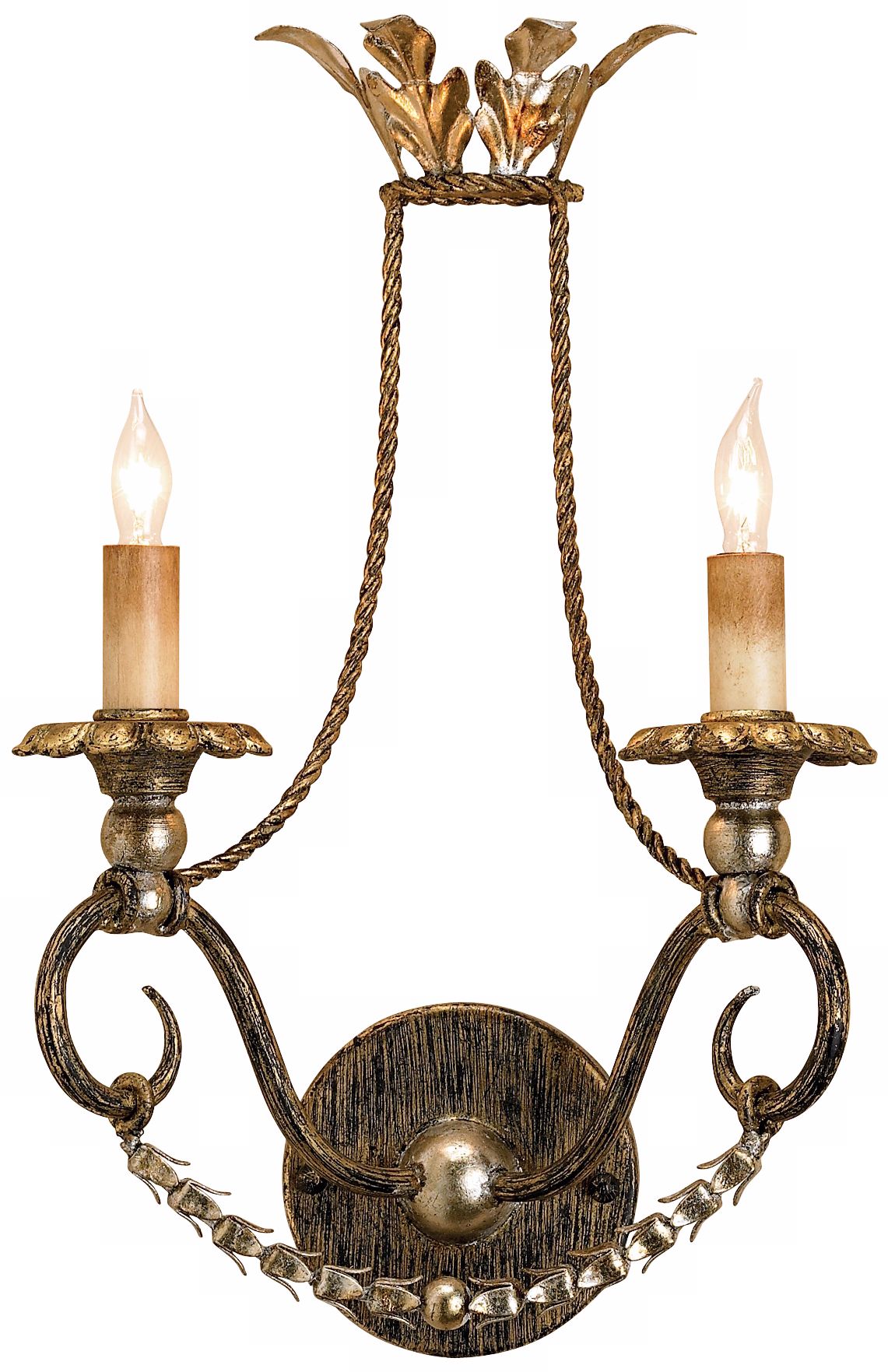 Currey and Company Anise 17" High Plug-In Wall Sconce
