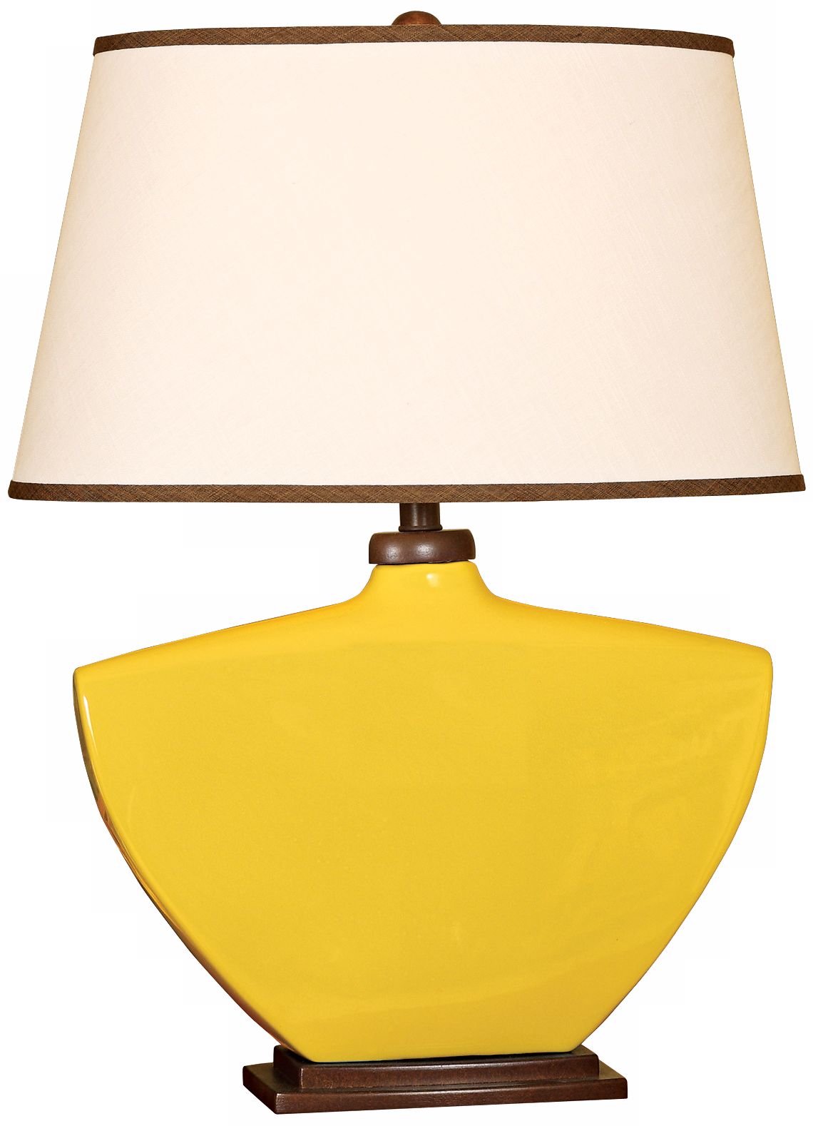 Splash Collection Mimosa Curved Ceramic Table Lamp
