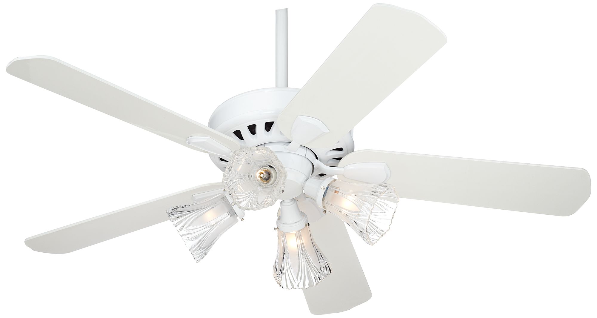 52" Casablanca Vector 4-Light White Ceiling Fan