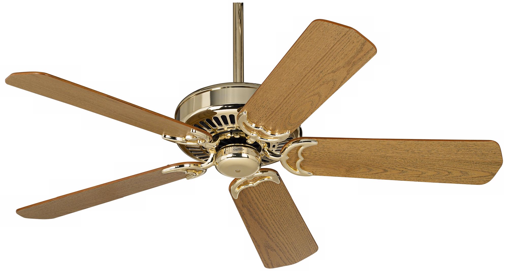 50" Casablanca Panama Bright Brass Ceiling Fan