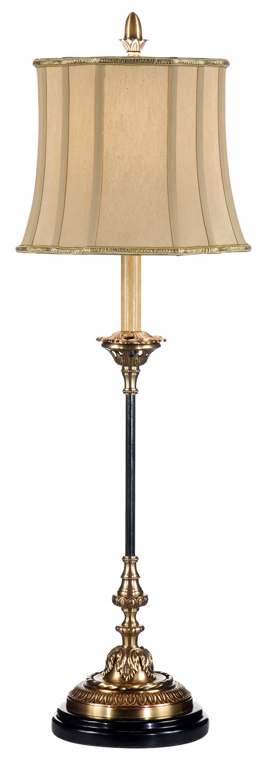 Wildwood Perfect Confusion Antique Brass Buffet Table Lamp