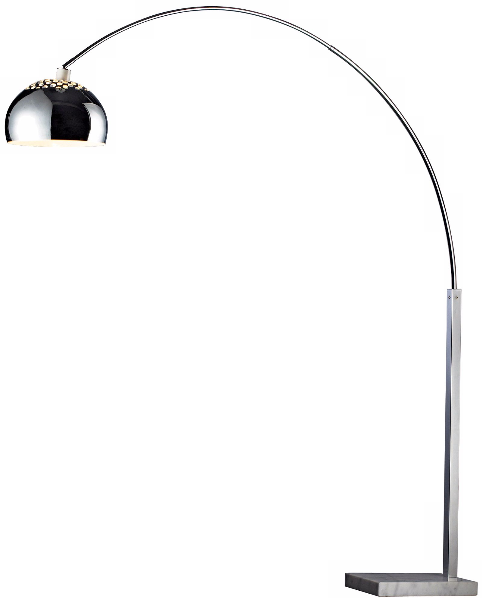 Penbrook Silver Plated Arc Floor Lamp