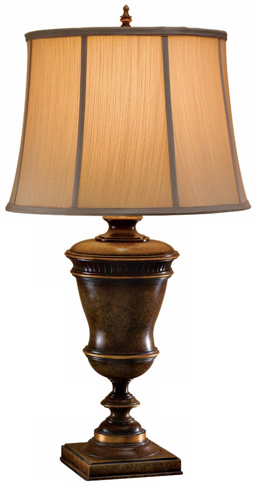 Broderick Collection Speckled Taupe Table Lamp