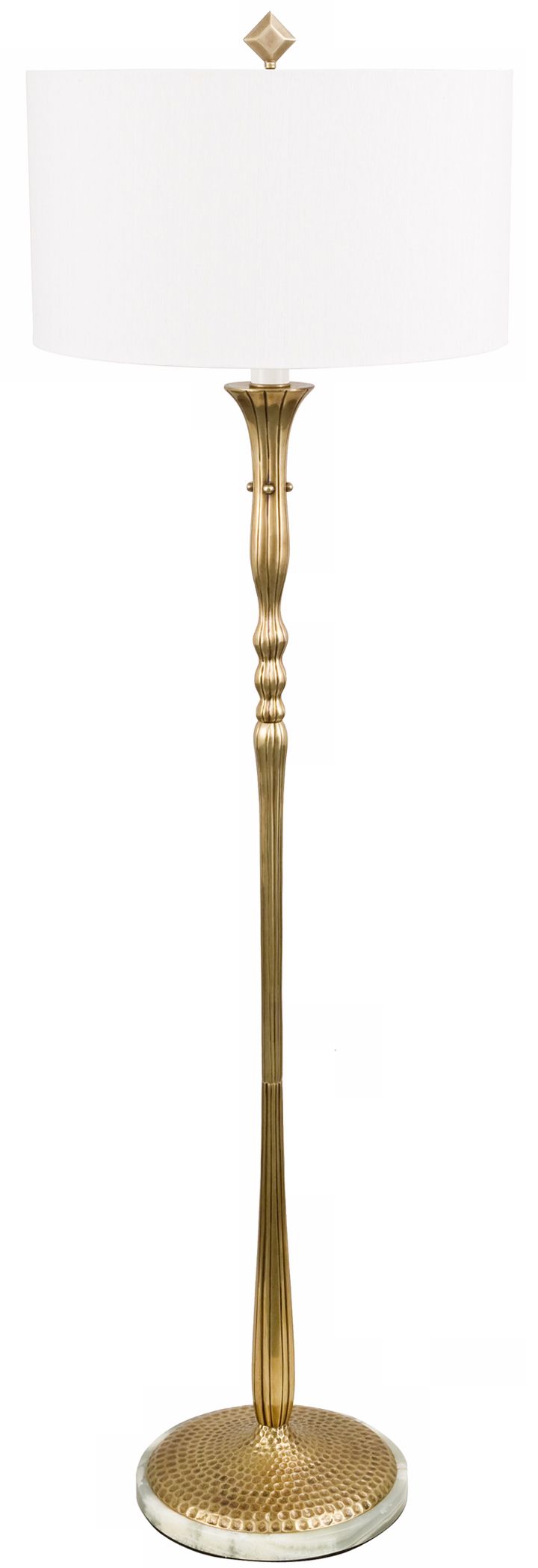 Frederick Cooper Gisele Vintage Brass Floor Lamp