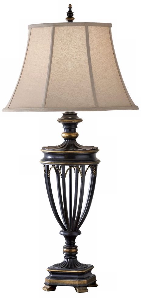 Adler Collection Espresso Cage Table Lamp