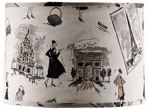 A'Homestead Shoppe Parisian Lamp Shade 