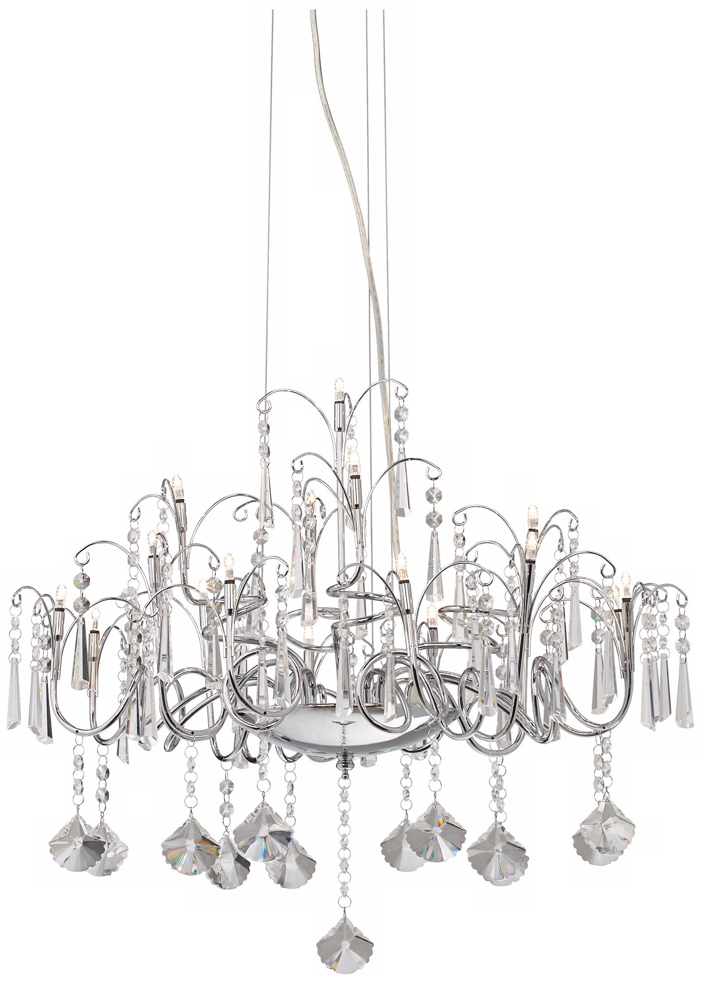 Crystal Drapings Pendant Chandelier