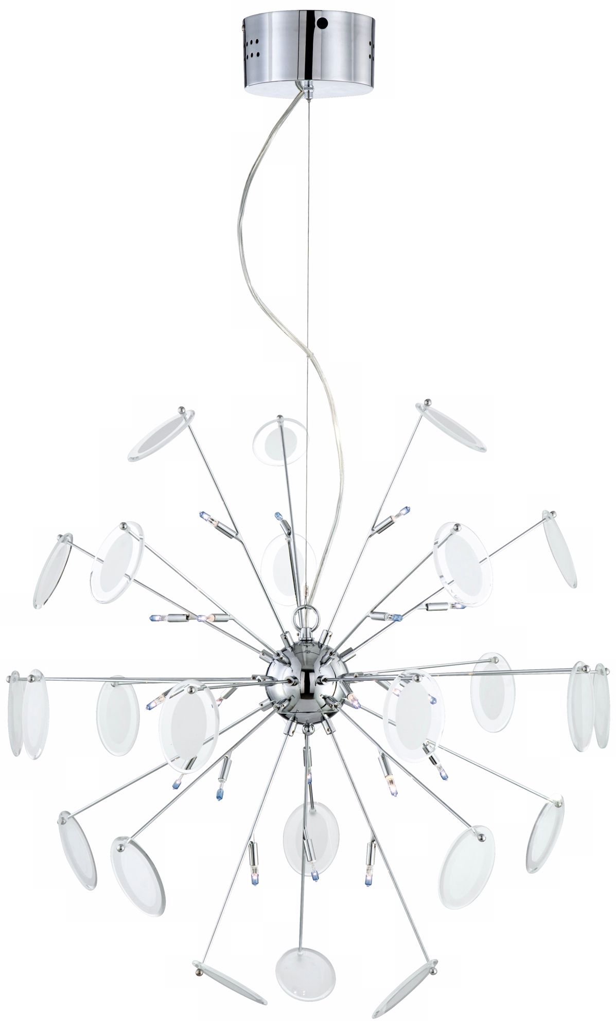 Snowflake Modern 21-Light Pendant Chandelier