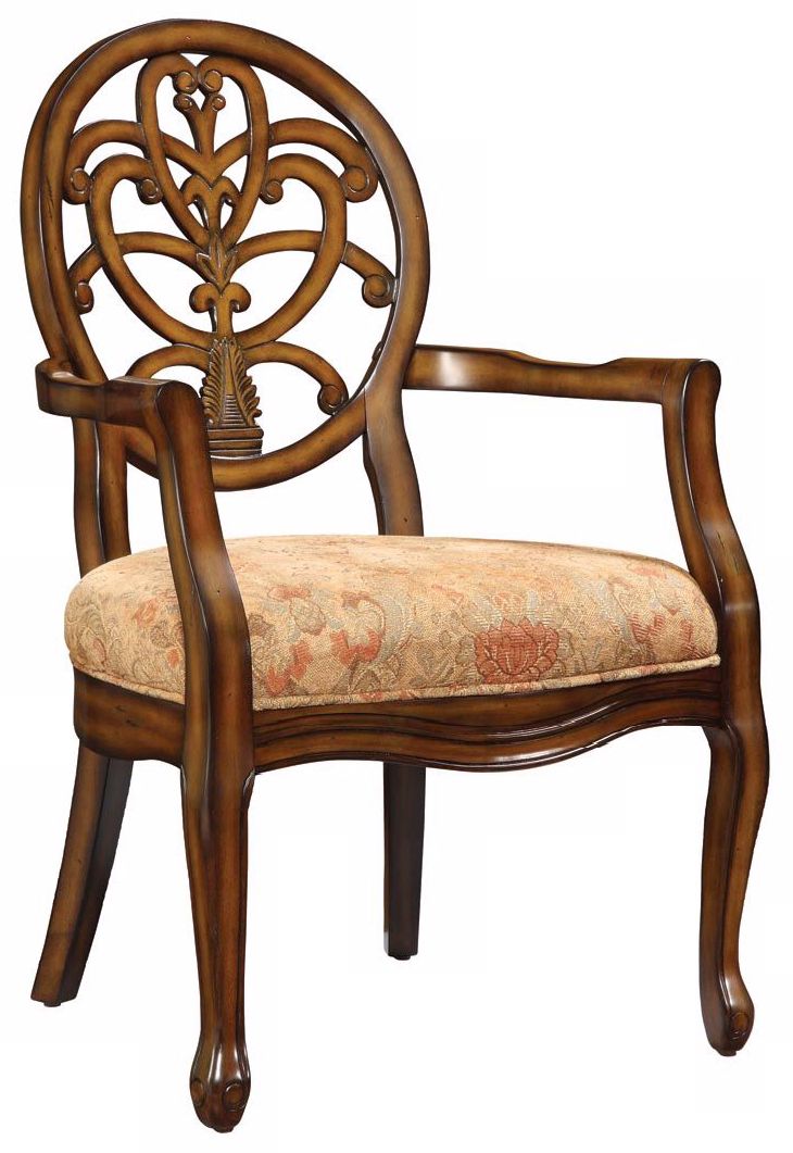 Valencia Golden Autumn Accent Chair