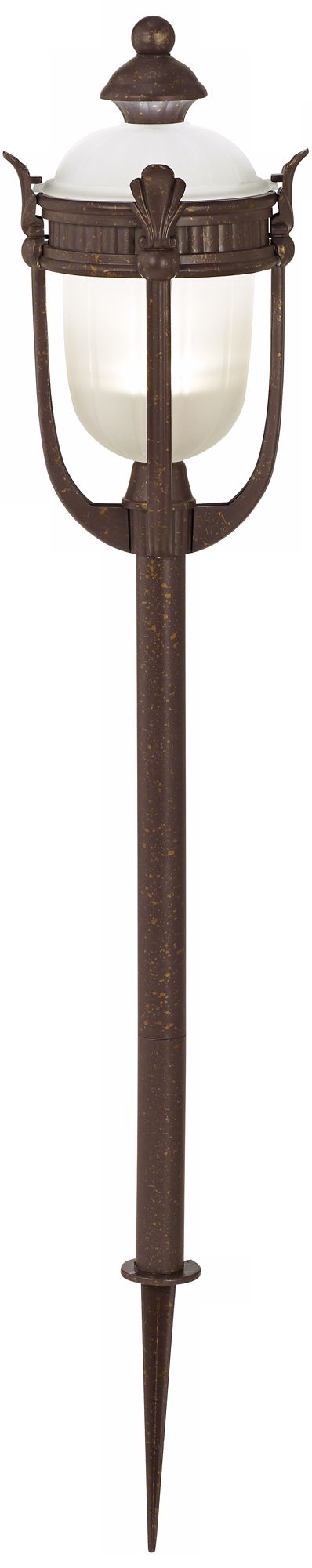 Antique Bronze Clear Glass LED Landscape Path Light