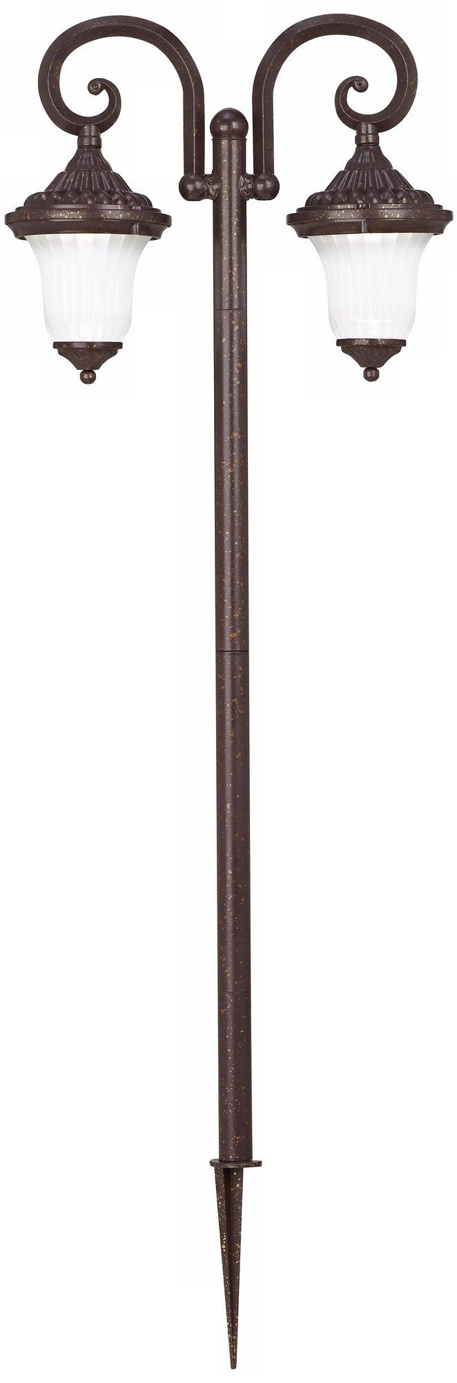 Bronze Finish 40" High Double LED Landscape Path Light