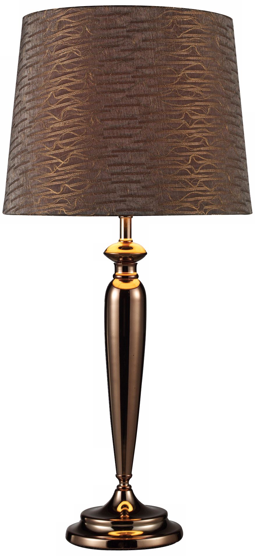 Coffee Plated Finish Table Lamp