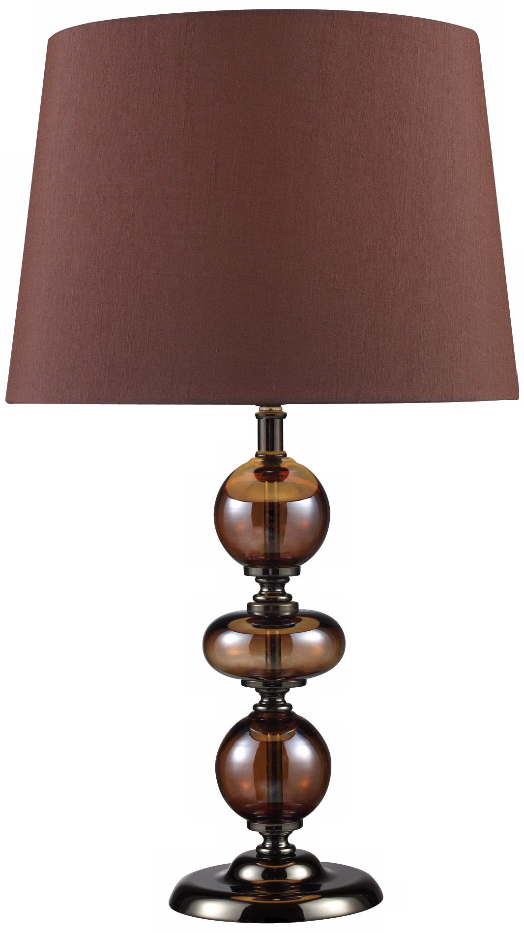 Bronze and Coffee Plated Finish Table Lamp