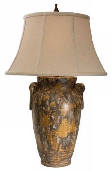 Natural Light Andalusia Ceramic Table Lamp