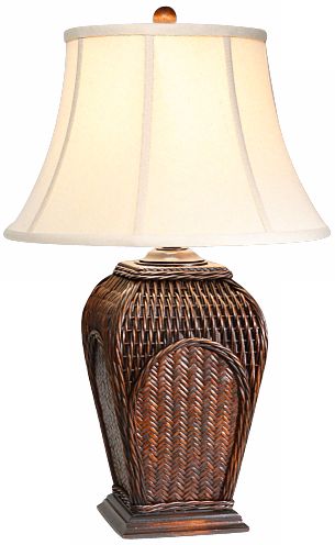 Natural Light Bayside Woven Table Lamp