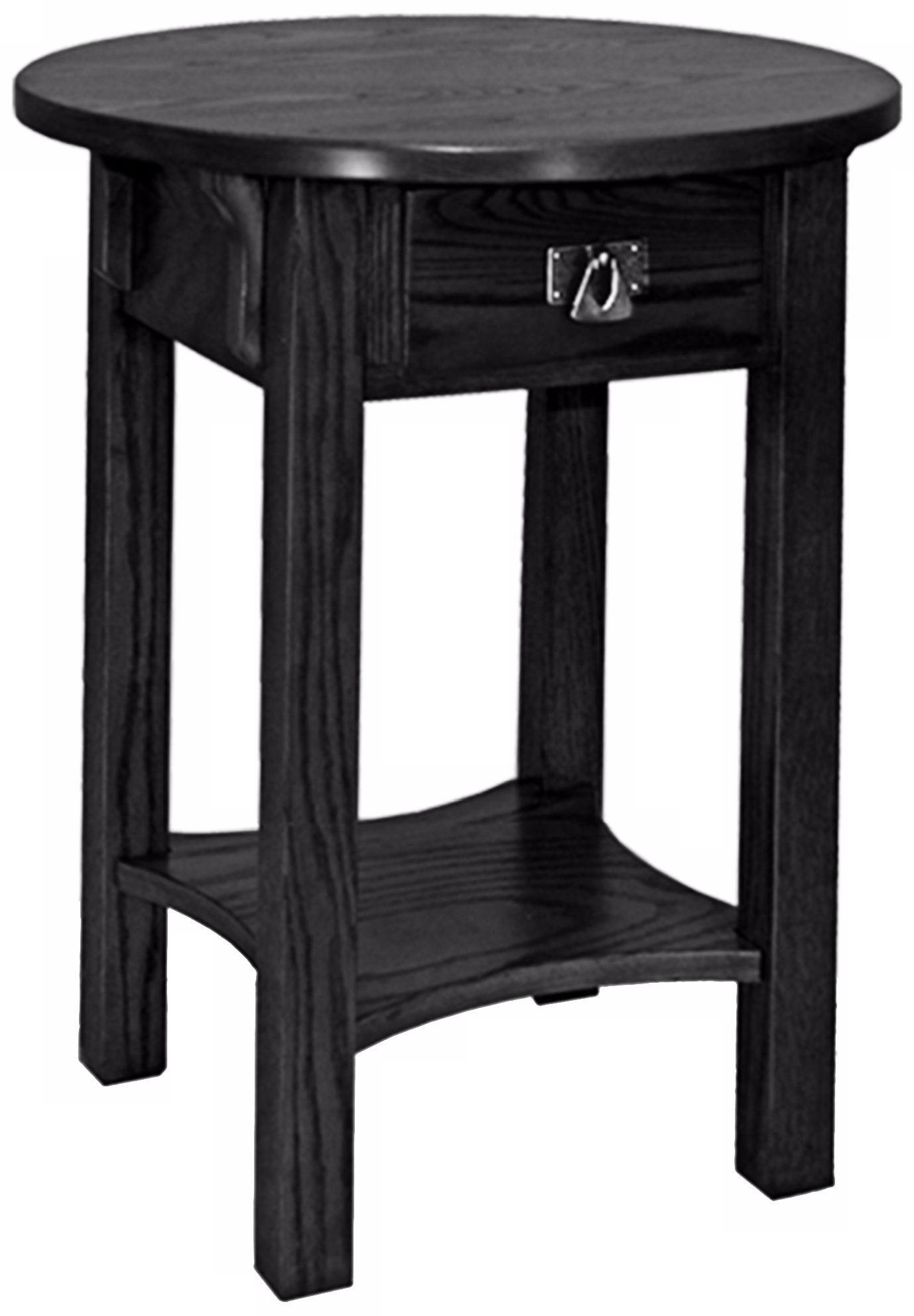 Leick Furniture Anyplace Slate Finish Round Side Table